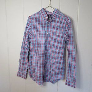 Vineyard Vines - Slim Fit Tucker Shirt Blue & Pink Plaid Small